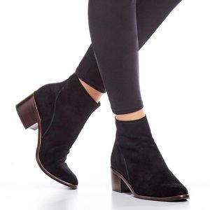 dillards black ankle booties